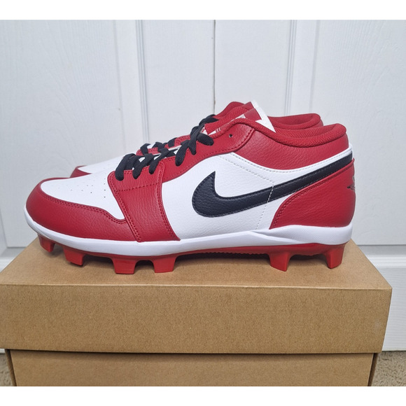 Air Jordan 1 Low MCS Chicago Baseball Cleats CJ8524-611 size 14 No Box main image 5